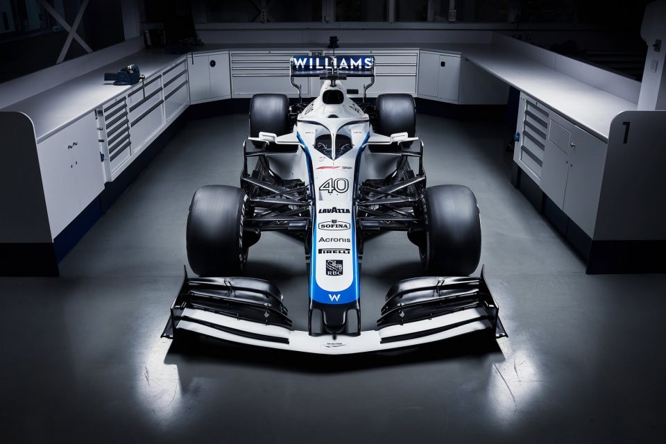 De nieuwe FW43 livery